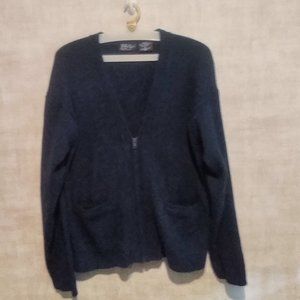 BLAIR MEN'S ZIP UP NAVY CARDIGAN VINTAGE